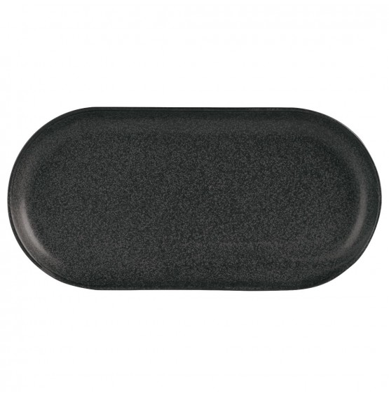 Seasons Graphite Narrow Oval Plate
